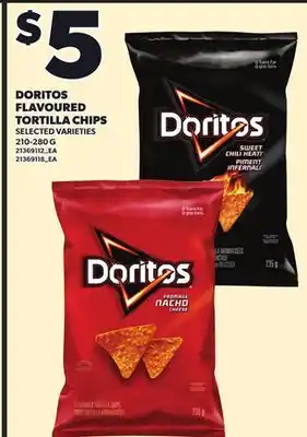 Independent City Market DORITOS FLAVOURED TORTILLA CHIPS, 210-280 G offer