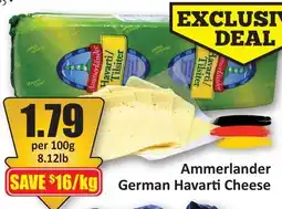 Starsky Ammerlander German Havarti Cheese offer