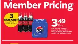 Rexall COCA-COLA or PEPSI Regular or Diet offer