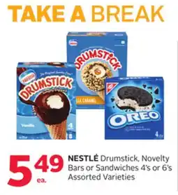 Rexall NESTLÉ Drumstick, Novelty Bars or Sandwiches offer