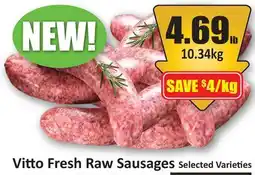 Starsky Vitto Fresh Raw Sausages offer