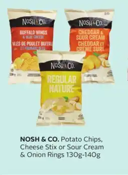 Rexall NOSH & CO. Potato Chips, Cheese Stix or Sour Cream & Onion Rings offer