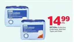 Rexall OPTION+ Protective Underwear offer