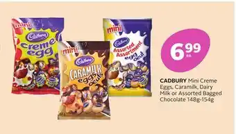 Rexall CADBURY Mini Creme Eggs, Caramilk, Dairy Milk or Assorted Bagged Chocolate offer