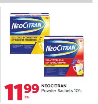 Rexall NEOCITRAN Powder Sachets offer