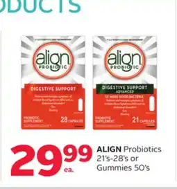 Rexall ALIGN Probiotics 21' s-28' s or Gummies 50' s offer