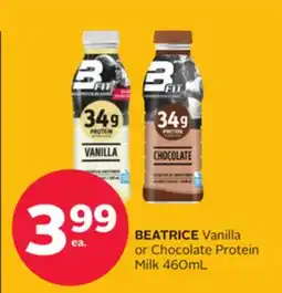 Rexall BEATRICE Vanilla or Chocolate Protein Milk offer