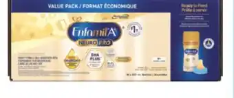 Shoppers Drug Mart ENFAMIL A+ NEUROPRO READY TO USE INFANT FORMULA 18 x 237mL offer