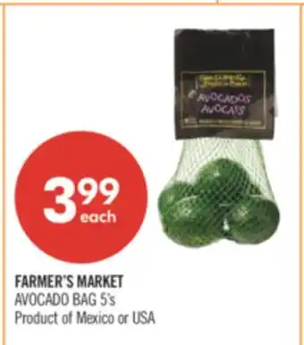 Shoppers Drug Mart FARMER'S MARKET AVOCADO BAG offer