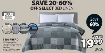 JYSK Bedspread 100% Polyester offer