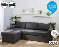 JYSK MARSLEV Sectional sofa bed offer