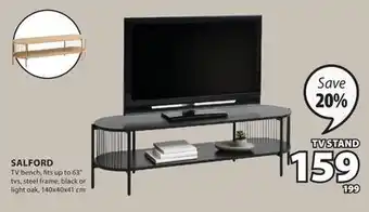 JYSK SALFORD TV bench offer