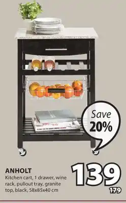 JYSK ANHOLT Kitchen cart offer