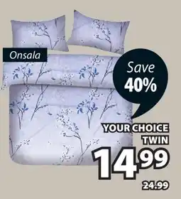 JYSK Onsala Duvet cover Twin offer