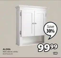 JYSK ALDRA Wall cabinet, white offer