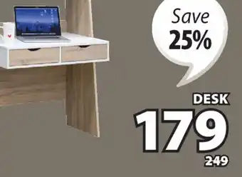 JYSK HEBY DESK offer