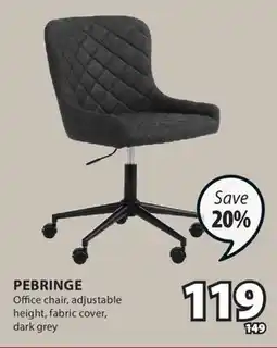 JYSK PEBRINGE Office chair offer