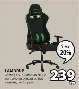 JYSK LAMDRUP Gaming chair offer