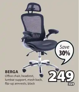 JYSK BERGA Of ce chair, headrest offer