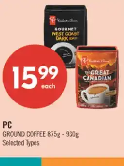 Shoppers Drug Mart PC GROUND COFFEE offer