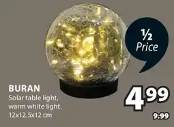 JYSK BURAN Solar table offer