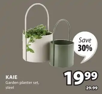 JYSK KAIE Garden planter set, steel offer