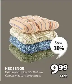 JYSK HEDEENGE Patio seat cushion offer