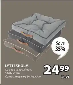 JYSK LYTTESHOLM XL patio seat cushion offer