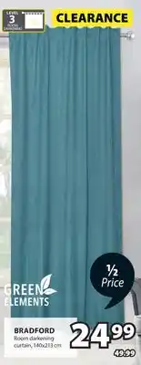 JYSK BRADFORD Room darkening curtain offer