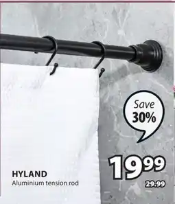 JYSK HYLAND Aluminium tension rod offer