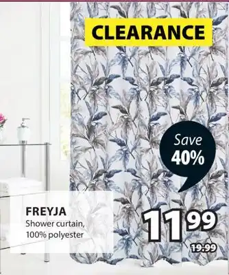 JYSK FREYJA Shower curtain offer