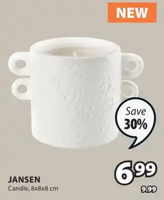 JYSK JANSEN Candle offer