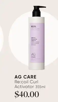 Chatters Salon AG CARE coil Curl Activator offer