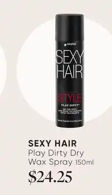 Chatters Salon SEXY HAIR Play Dirty Dry Wax Spray offer