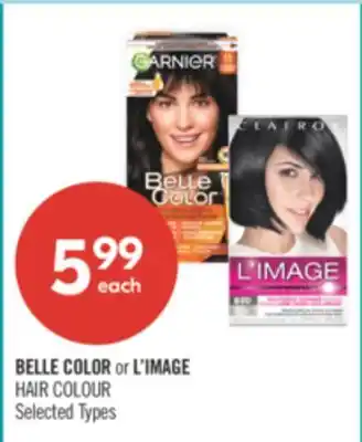 Shoppers Drug Mart BELLE COLOR or L'IMAGE HAIR COLOUR offer