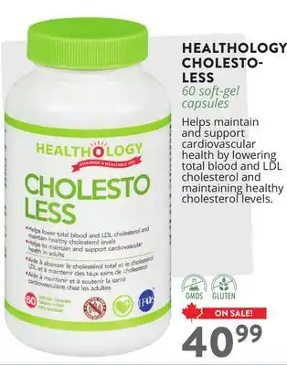 Ki Nature & Santé HEALTHOLOGY CHOLESTO-LESS offer