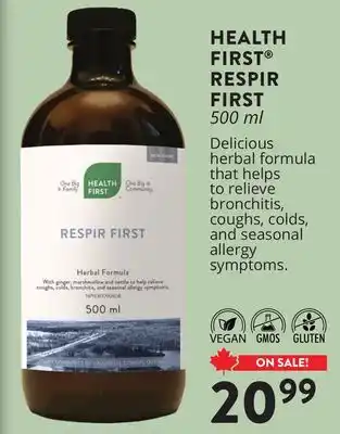 Ki Nature & Santé HEALTH FIRST RESPIR FIRST offer