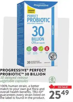 Ki Nature & Santé PROGRESSIVE PERFECT PROBIOTIC 30 BILLION offer