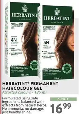 Ki Nature & Santé HERBATINT PERMANENT HAIRCOLOUR GEL offer