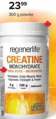 Ki Nature & Santé NATURAL FACTORS CREATINE MONOHYDRATE offer