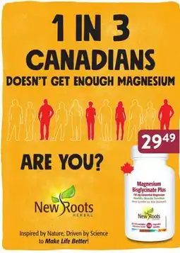 Ki Nature & Santé NEW ROOTS MAGNESIUM BISGLYCINATE PLUS offer