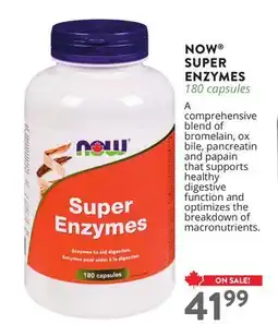 Ki Nature & Santé NOW SUPER ENZYMES offer