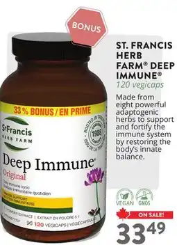 Ki Nature & Santé ST. FRANCIS HERB FARM DEEP IMMUNE offer