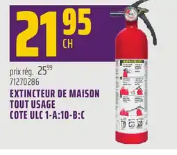 Gagnon - La Grande Quincaillerie EXTINCTEUR DE MAISON TOUT USAGE COTE ULC 1-A:10-B:C offer