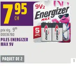 Gagnon - La Grande Quincaillerie PILES ENERGIZER MAX 9V offer