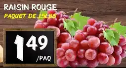 Marche Salaberry RAISIN ROUGE offer