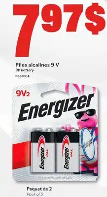 Matériaux Pont Masson Energizer 9V battery offer