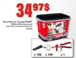 Matériaux Pont Masson RUBI Delta levelling kit offer