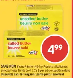 Pharmaprix NO NAME Butter offer