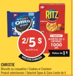 Pharmaprix CHRISTIE Cookies or Crackers offer